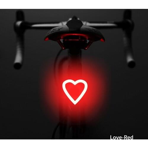 Multi Shape LED Bike Light USB Rechargeable 5 Mode Bicycle Rear Light Waterproof MTB Taillight Cycling Night Safety Warning Lamp