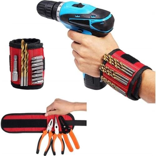 Spot Magnetic Magnet Tool Wrist Strap Metal Accessories Tool Magnetic Wrist Strap Magnetic Suction Tool Wrist Strap