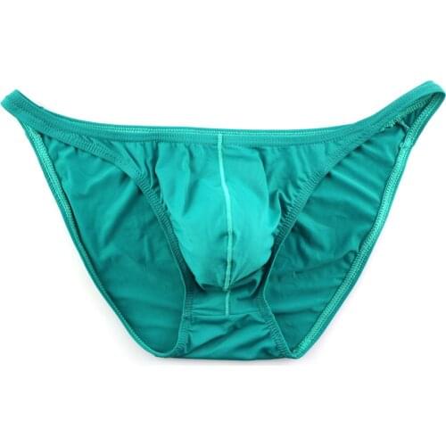 New Mens Underwear U convex Bag Hip Sexy Solid Color Bikini Mens Briefs Comfortable Breathable Quality Male Panties HT027