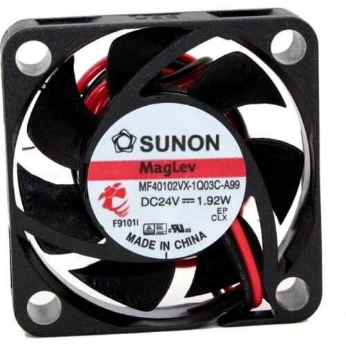 SXDOOL for Sunon DC 12V/24V 3D Printer Fan Small Magnetic Suspension Bearing 4010 Cooling for Extruder Hotend BLV mgn Cube Ender