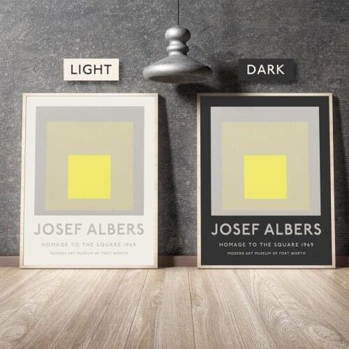 Josef Albers Exhibition Poster, Josef Albers Print, Bauhaus Poster, Bauhaus Print, Art Prints, Abstract Painting, Wall Decor