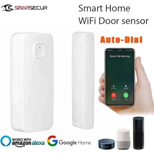 Wifi APP Checking Open Close Door Contact Sensor Window Alarm Detector