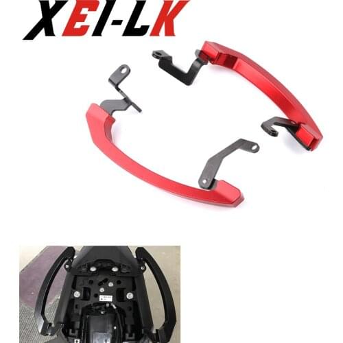 XEILK MT07 FZ07 Motorcycle For Yamaha MT-07 MT 07 FZ-07 FZ 07 Tail Rear Seat Passenger Handle Grab Bars Armrest CNC Handrail