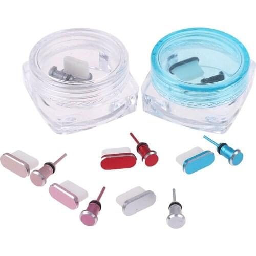 1pc Anti Dust Plugs Type-C Charging holes 3.5mm Headphone Jacks Silicone Type C Port Protection Dust Plug For smartphone