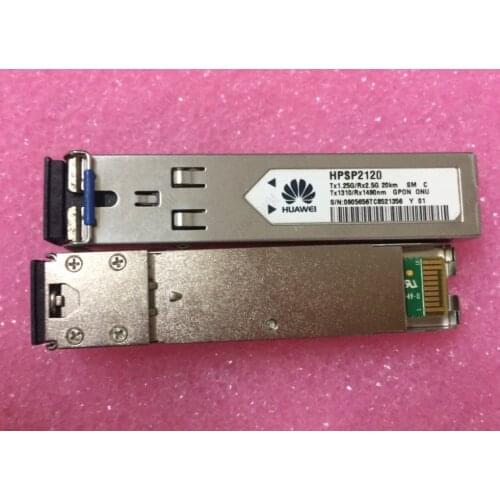 100% Original HW HPSP2120 MA5620 GPON ONU Tx1.25G/Rx2.5G 20km SM C Tx1310/Rx1490nm with single mode optical modu