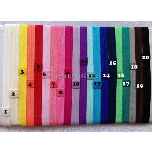 100pcs/lot little girl elastic headbands for girl hair accessories