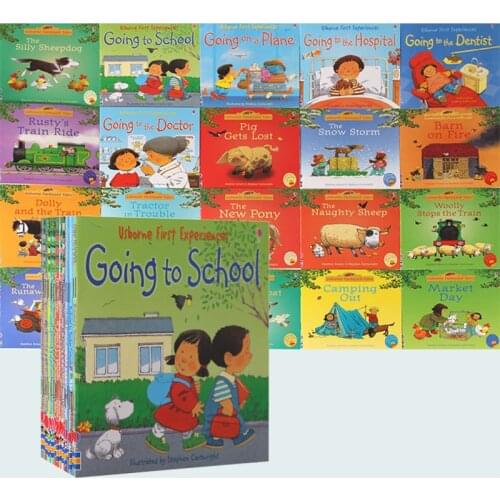 20Books/Set kids Usborne Picture Books Children Baby famous Story English Child Book Farmyard Tales Story Eary education Libros