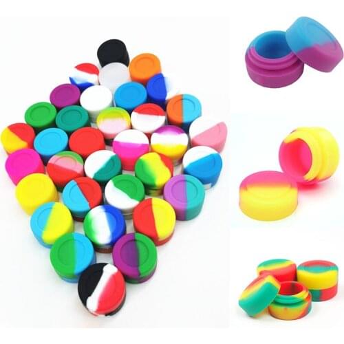 3ML Mini Silicone Tobacco Box Pill Cases Splitters Storage Organizer Tablets Dispenser Health Hygiene Bottle Portable Travel
