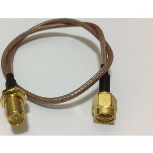 30cm wifi antenna male to female extension cable RP-SMA interface router jumper RG316 attenuation small