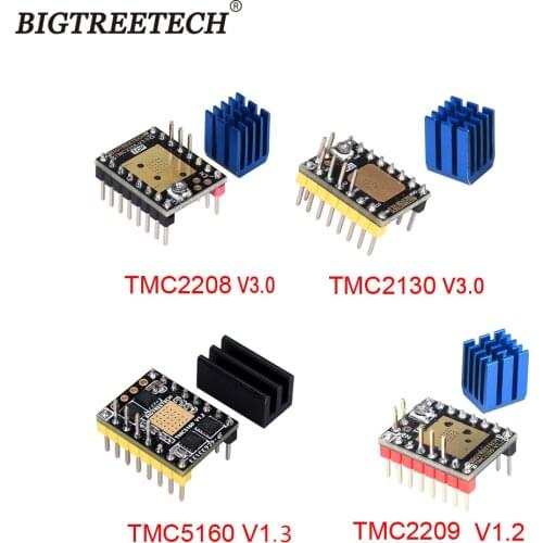 5PCS TMC2209 TMC2208UART TMC2130SPI TMC5160 Stepper Motor Driver For 3D Printer Control Board In Stock