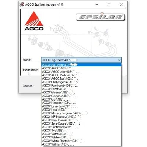 AGCO Epsilon Security Key generator