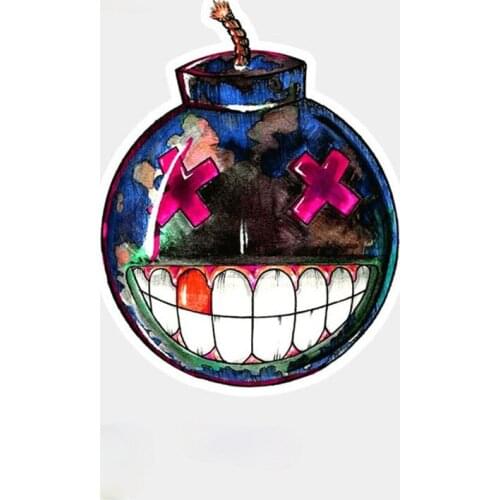 Goofs Stickers Funny Bomb Decal DIY Car Sticker Decal Decor Motorcycle Off-road Laptop Trunk Guitar PVC Vinyl JDM Deco Meterial