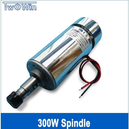 200w/300w/400w/500w Spindle Engraving Machine Spindle Motor Air-cooling cnc Spindle DC Motor CNC Engraving Machine ER11 3.175mm