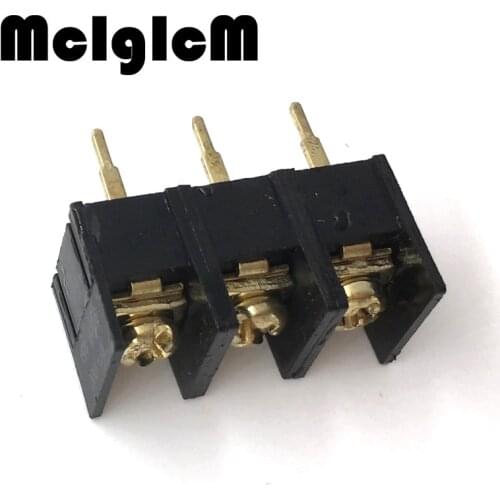 H032-18 100pcs KF/DG1000-3P 10MM 300V 25A 10mm pitch connector pcb screw terminal block connector 3pin