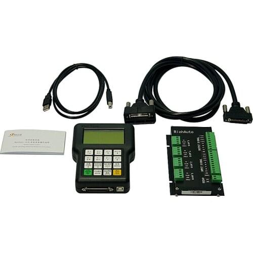 RichAuto A11 DSP CNC controller A11S A11E 3 axis controller for cnc router 3040 6040 better than DSP 0501 controller