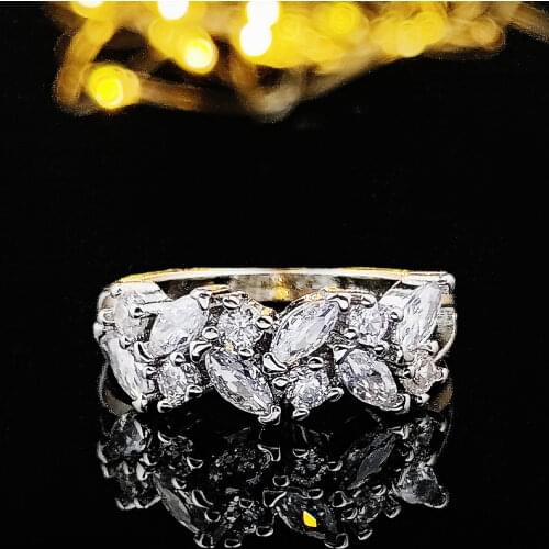 Trendy fashion baguette shape cut eternity band ring for Wedding Engagement love girls ladys and women sepcial unique RR6226