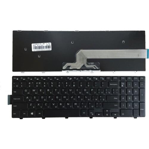 New Laptop Russian Keyboard For Dell Inspiron 15 3000 5000 3541 3542 3543 5542 3550 5545 5547 15-5547 15-5000 15-5545 17-5000 RU