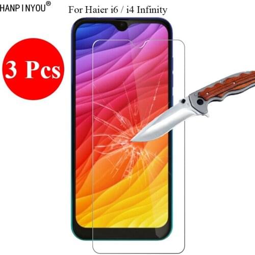 3 Pcs/Lot New 9H 2.5D Tempered Glass Screen Protector For Haier I6 / i4 Infinity Protective Film Guard