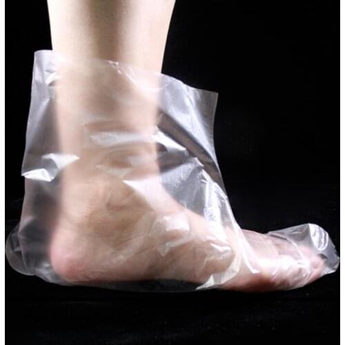 Disposable Foot Covers One-off Plastic Foot Cover Transparent Film Foot Cover #83204