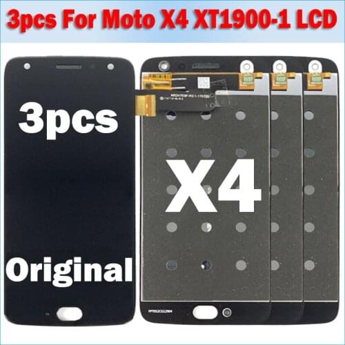 Wholesale 3pcs/Lot For Motorola Moto X4 Display XT1900 XT1900-1 XT1900-4 XT1900-7 Display Touch Screen Digitizer for Moto X4 lcd