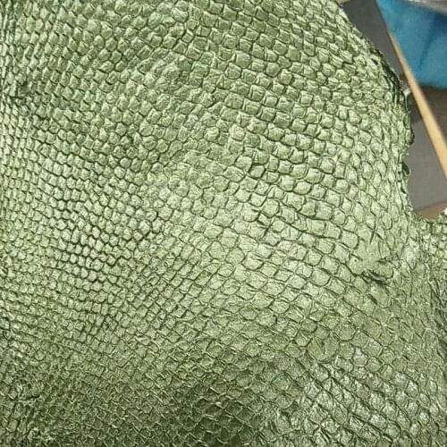 Wholesale Customized Colorful Salmon Leather For Shoes/Bags/Clothes