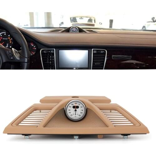 Dash Clock Instrument Panel Upper Cover Trim Beige 970 552 151 01 Fit for Porsche Panamera 2010‑2016