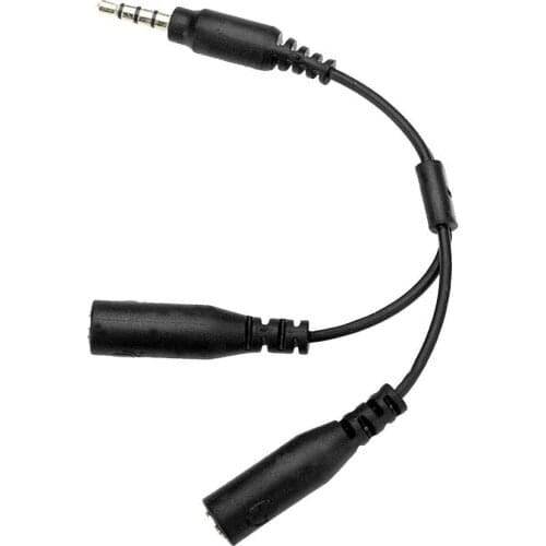 TAKSTAR Headphone Microphone Splitter Adapter C2-1,Compatible for PS4, Laptop, MacBook,phone, External Mic,микрофонный кабель