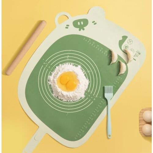 Silicone Kneading Pad Thicken Kitchen Baking Plastic Panel Household Food Grade Kneading Pasta Chopping Board Rolling Pad