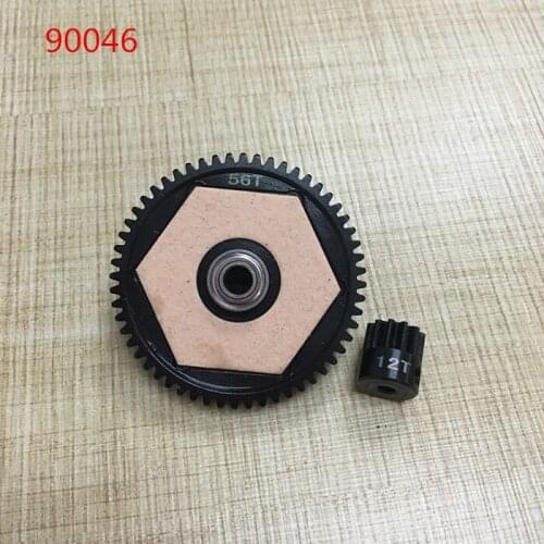 Steel spur gear 56T 12T motor gear for Axial RR10 90048 kyx