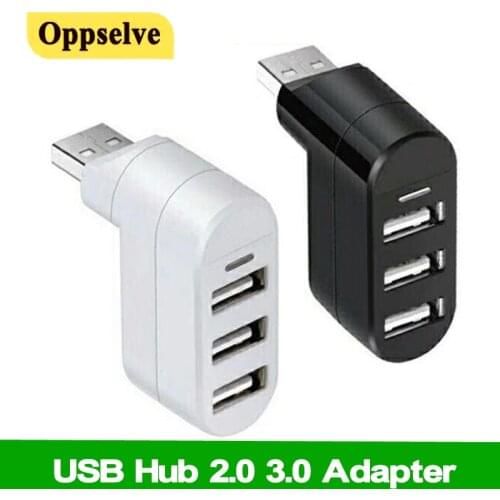 USB Hub 3.0 Adapter USB Splitter Adapter Charging U Disk Reader Rotate High Speed For MacBook Air/Pro Laptop Notebook Computer