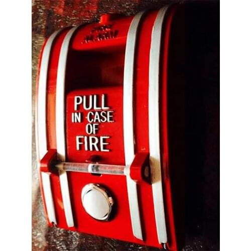 High-Grade Resin Bells Flame Alarm Pull Station Doorbells Fun Innovative Wall-Mounted Hanging Decals Decoration Door Bell