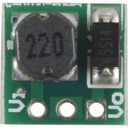 0.9-5V To 5V DC-DC Step-Up Power Module Voltage Boost Converter Board 1.5V 1.8V 2.5V 3V 3.3V 3.7V 4.2V To 5V Green