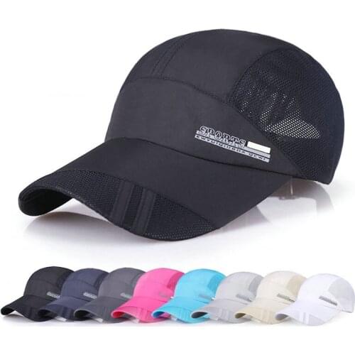 2020 hot mesh breathable adjustable size sun hat Tenis Masculino running cap Casquette golf hat Outdoor Colorful Sunshade Hat