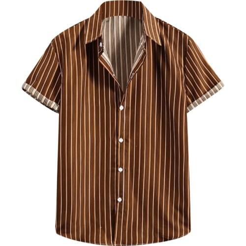 61# T-shirts Striped Printed T-shirt Loose Casual Summershort Sleeve T-shirt Hot Hawaiian Among Us T Shirts Blouse Blouse Tops