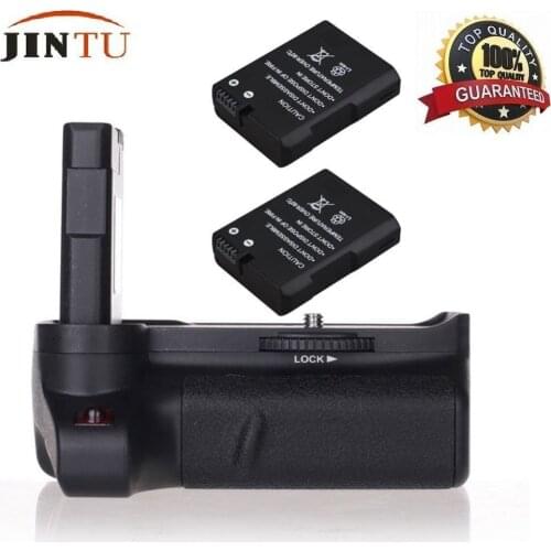 JINTU Multi Power Battery Grip Replacement D3400 For Nikon D3400 DSLR Camera +2pcs EN-EL14 Decode Batteries