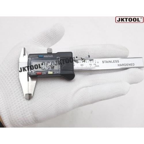0-75mm /0.01mm Pocket Mini Digital Caliper Pocket vernier calipers Mini Digital Caliper Hardened Stainless Steel Vernier Caliper
