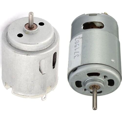 2 Pcs Cylindrical DC Shaft Motor for Smart Cars 6-12V 3000 RPM & DC3-12V High Speed Motor 2.3Mm