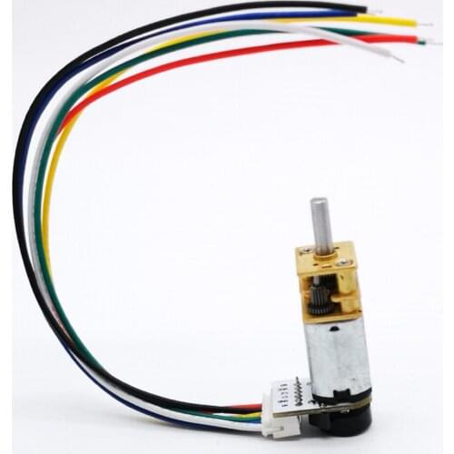 GA12 - N20 DC Gear Motor With Encoder Speed Velocity Measurement 6V 500rpm FOR Mini Car Balance Motor Encoder DIY(6.5)