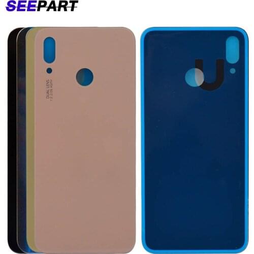 Huawei Nova 3e P20 Lite Back Battery Cover Rear Door Housing Case Glass Panel Replacement For Huawei P20 Lite Battery Cover