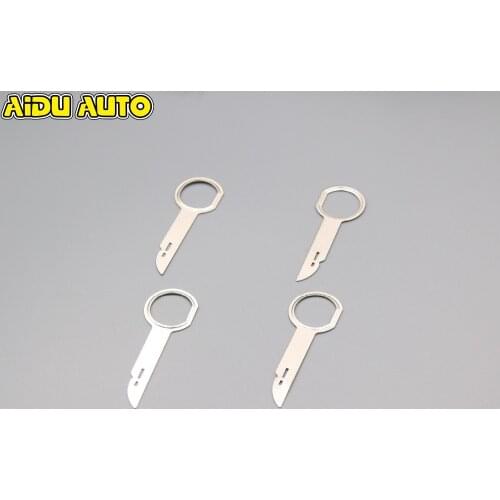 USE FIT FOR GOLF 7 MK7 MQB 4 PCS CAR STEREO RADIO REMOVAL REMOVE TOOL 4 KEYS