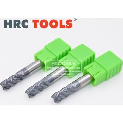 J16-d8x30Hx8Dx75L Alloy Coating Tungsten Steel Endmill Flat CNC Milling Cutter Tools HRC62
