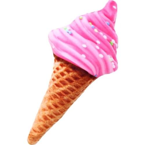 Kapmore 1pc Dog Squeaky Toy Creative Ice Cream Shape Pet Chew Toy Bite Resistant Pet Bite Toy Pet Supplies Dog Favors