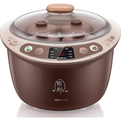 Purple sand pot electric stewpot domestic full-automatic Ceramic clay pot soup flexo Electric stew casserole warmer pan