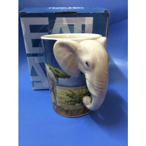 Lovely Elephant and Giraffe Coffee Cup Creative Porcelain cup for friend gift