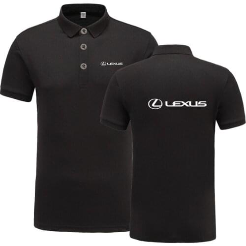 New Arrival Brand Clothing Men logo Polo Shirt Casual Male Lexus Polo Shirt Short Sleeve Polo Shirt