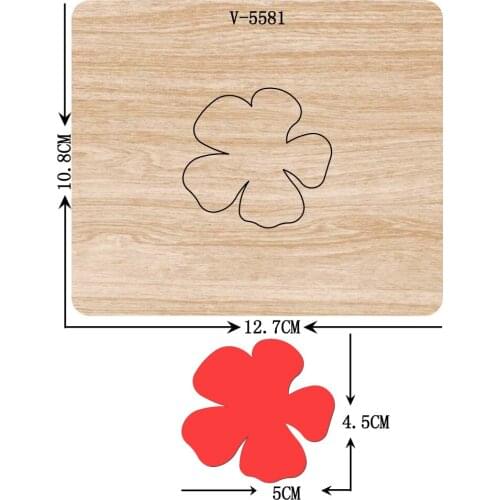 New flowers wooden dies cutting dies for scrapbooking Multiple sizes V-5581
