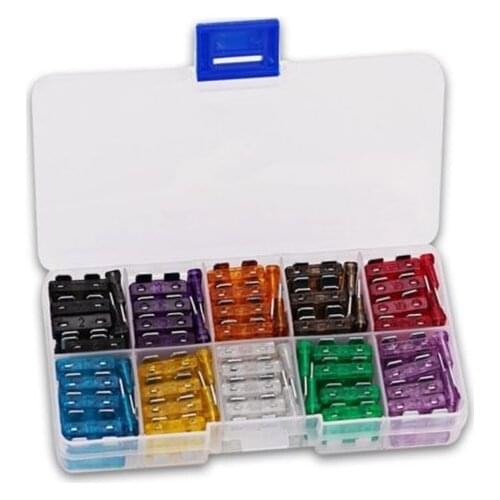 Fuse Blade Fuse Universal 100 Pcs Mixed Boxed