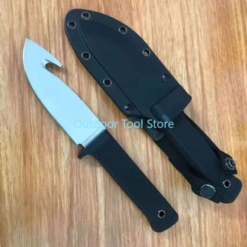 Straight Knife Fixed Blade Knife 9cr18mov Blade ABS Handle Hunting Camping Outdoor Knife Tactical Knife Rope Cutter