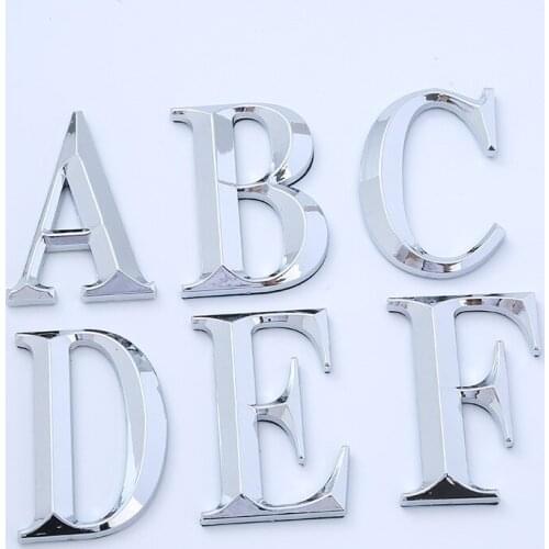 3D 7cm Self Adhesive Door Number Sign House Number Digit Apartment Hotel Office Door Address Street Stickers Plate Sign