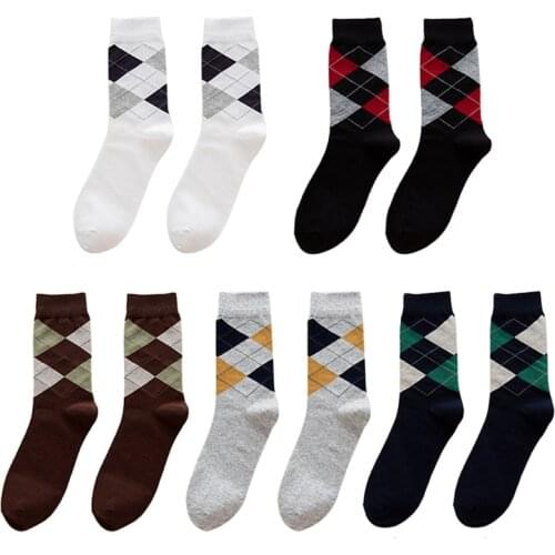 THINKTHENDO Mens Long Socks